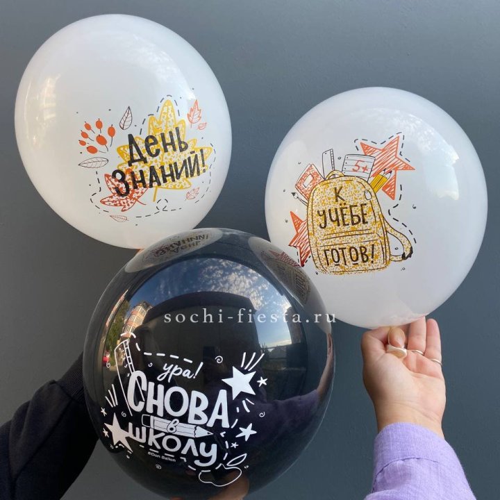 Воздушный шар к 1 сентября в Санкт-Петербурге