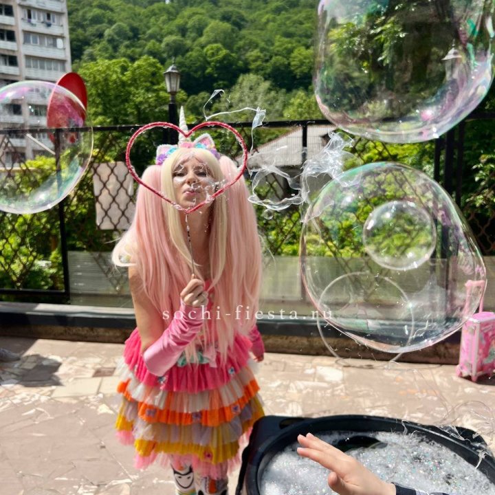 Шоу мыльных пузырей в Санкт-Петербурге