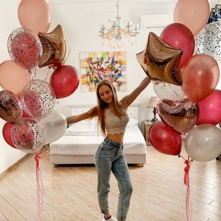 Фонтаны шаров "Селебрити" в Санкт-Петербурге