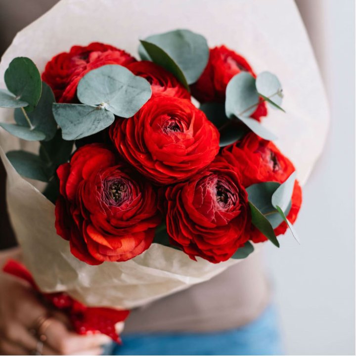 Букет ранункулюсов  в Санкт-Петербурге