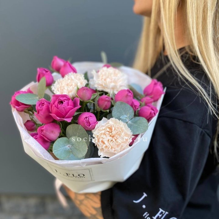 Букет с мисти бабблс №2 в Санкт-Петербурге