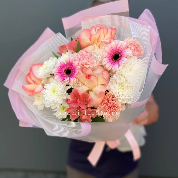 Яркий букет "Спринг" в Санкт-Петербурге