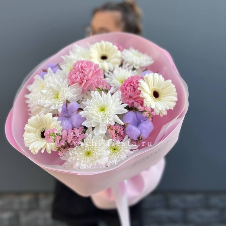 Букет цветов "Пинк спринг" в Санкт-Петербурге