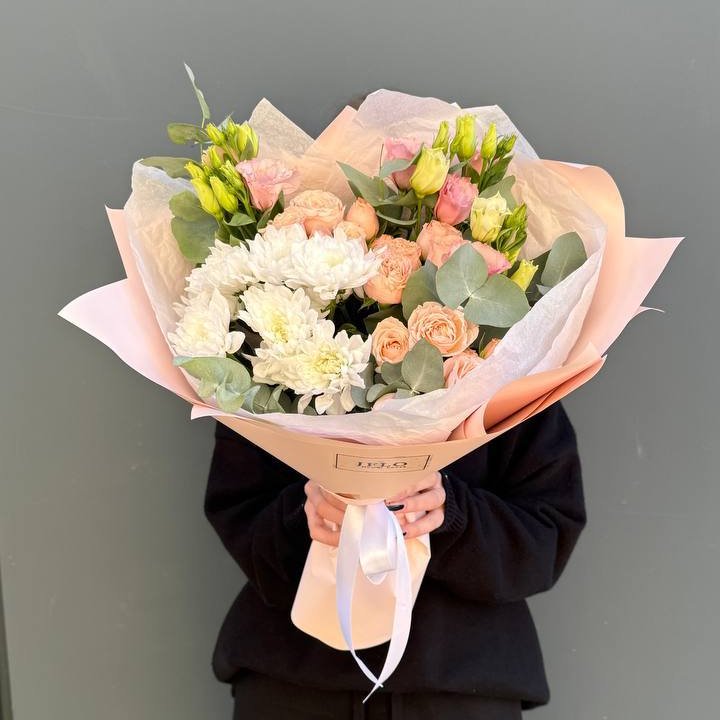 Букет "Персиковая нежность" в Санкт-Петербурге