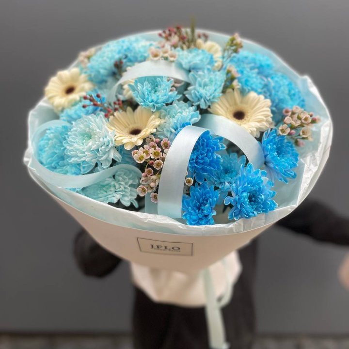 Букет "Голубые дали" с доставкой в Санкт-Петербурге