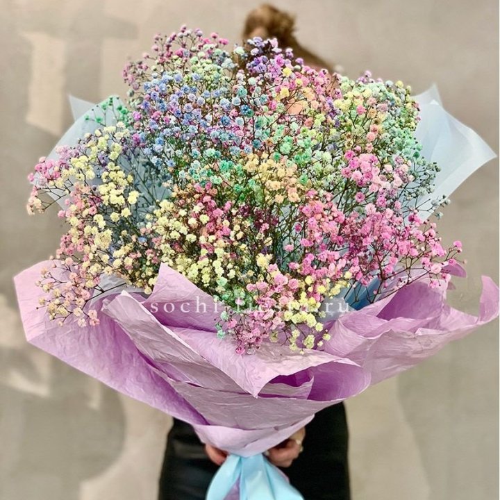 Радужные гипсофилы №2 в Санкт-Петербурге