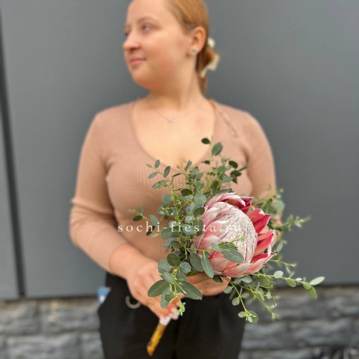 Свадебный букет "Протея" в Санкт-Петербурге