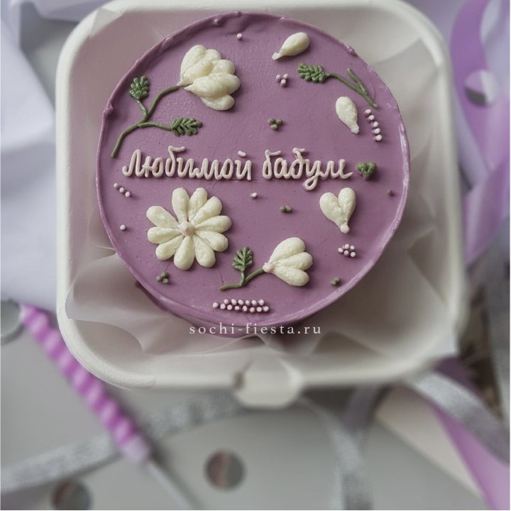 Бенто-торт "Любимой бабуле" в Санкт-Петербурге