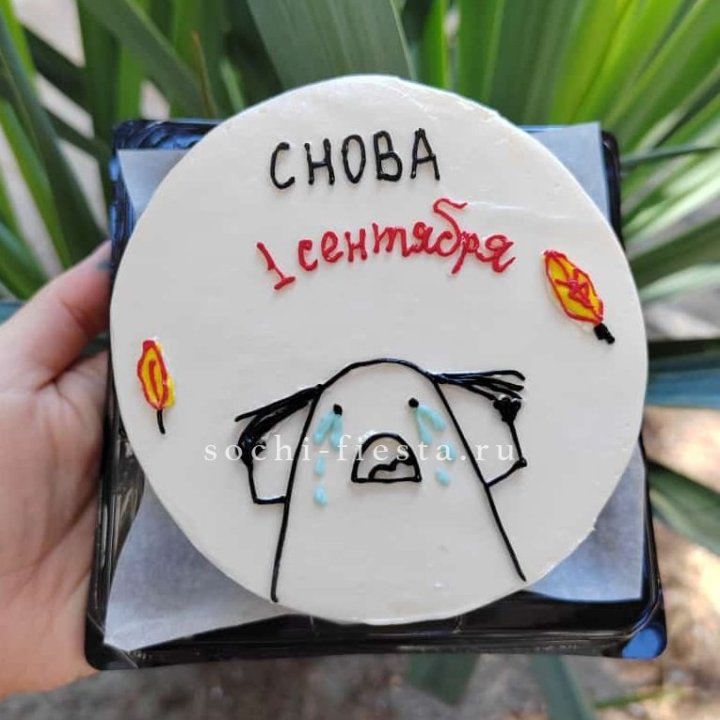 Бенто-торт "Не опять, а снова..." в Санкт-Петербурге