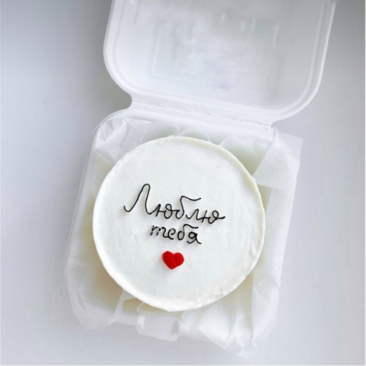 Бенто-торт "Люблю Тебя"  в Санкт-Петербурге