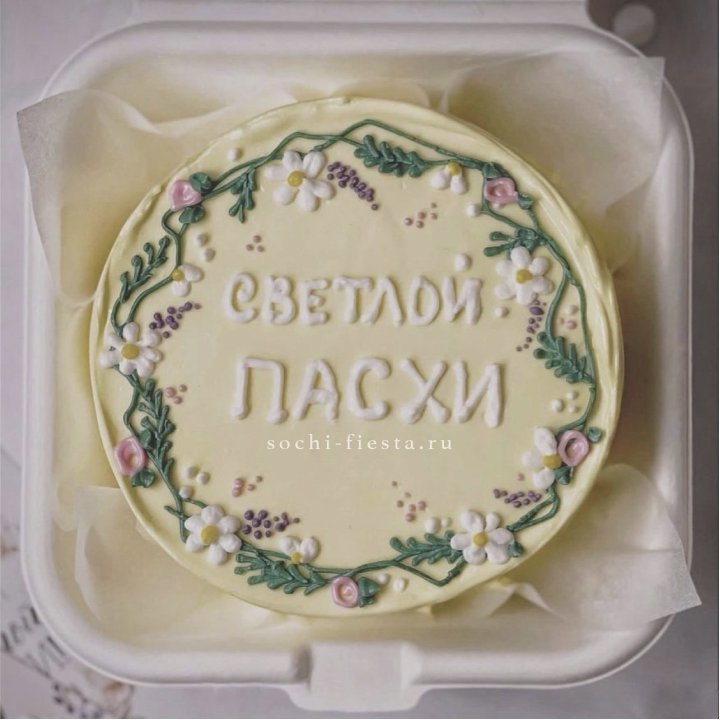 Бенто-торт "Светлой Пасхи" 2 в Санкт-Петербурге