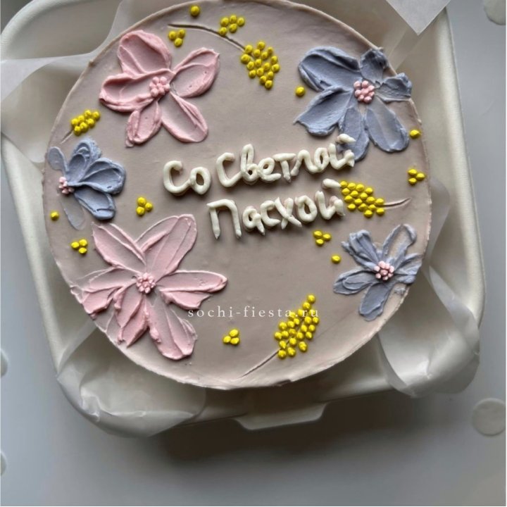 Бенто-торт "Светлой Пасхи" 3 в Санкт-Петербурге