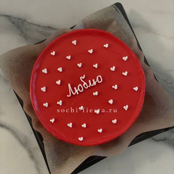 Бенто-торт "Люблю" в Санкт-Петербурге