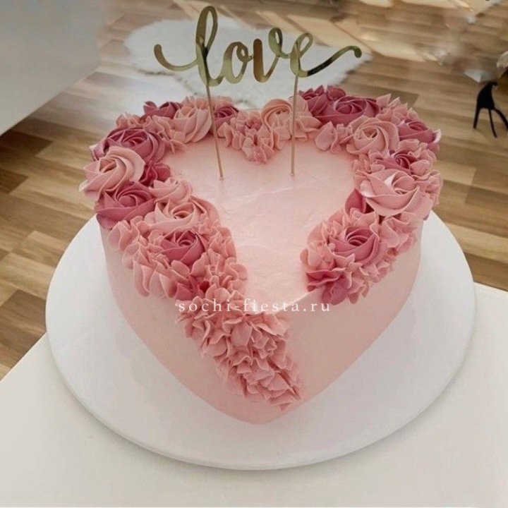 Торт "Сердце" 10 в Санкт-Петербурге