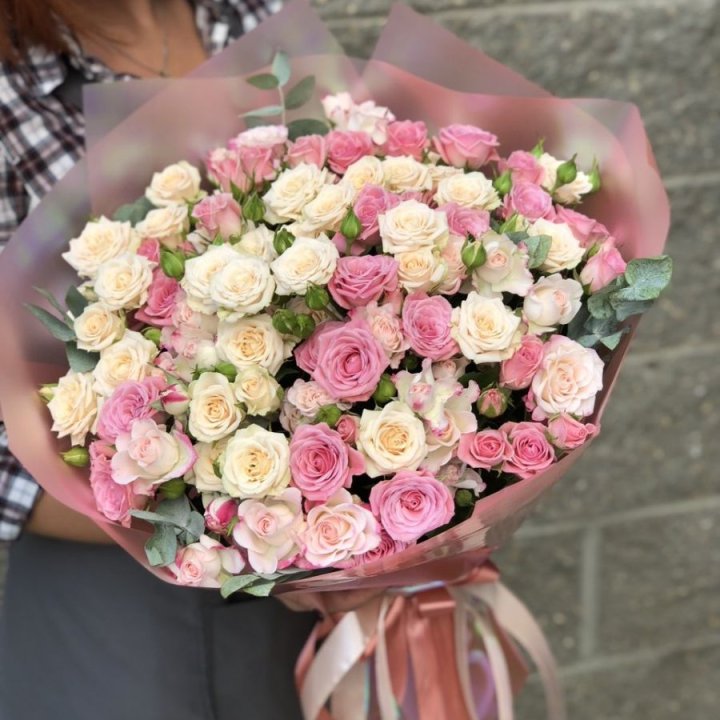 21 кустовая роза в Санкт-Петербурге