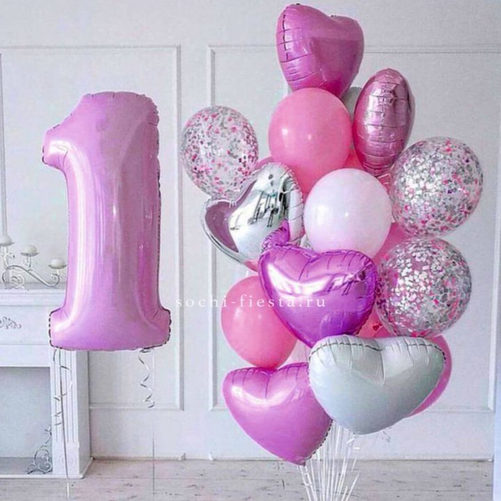 Набор шаров "С днем рождения" в Санкт-Петербурге