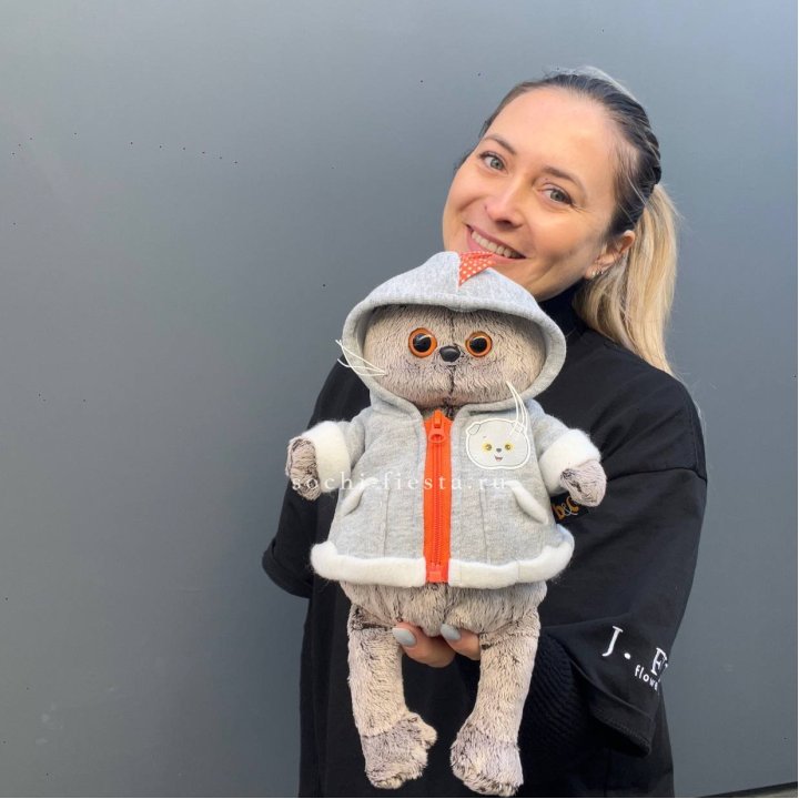 Кот Басик в толстовке в Санкт-Петербурге