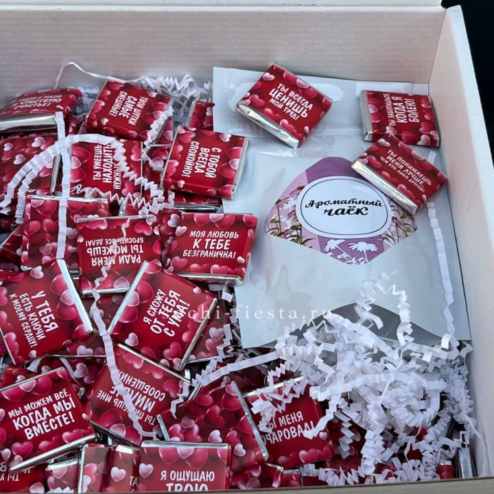 Набор Шоколад и Чай "101 причина любви" в Санкт-Петербурге