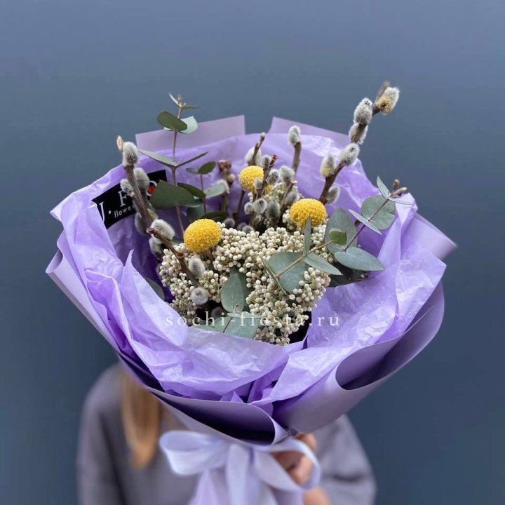 Букет с Вербой №1 в Санкт-Петербурге