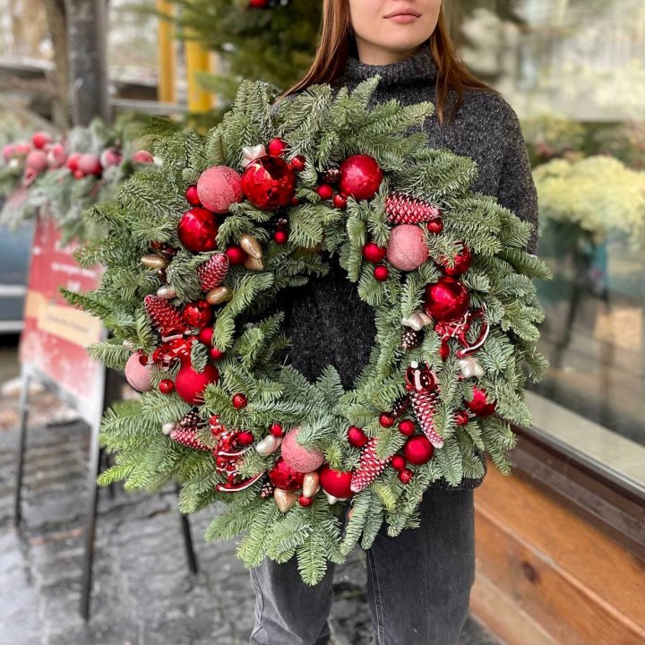 Рождественский венок  в Санкт-Петербурге