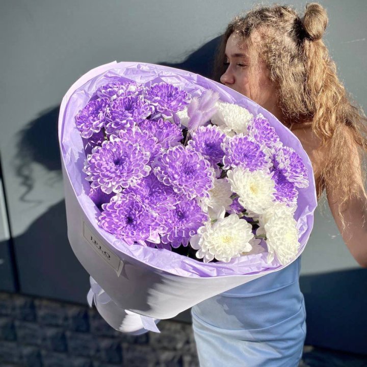  Букет хризантем "Сирена" в Санкт-Петербурге