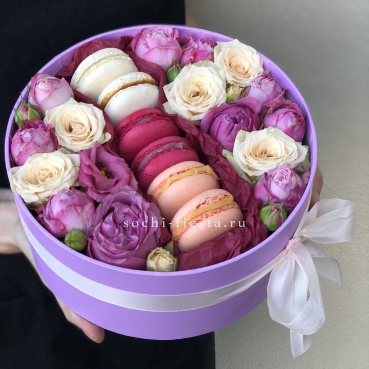 Цветочный бокс "Лаванди" в Санкт-Петербурге