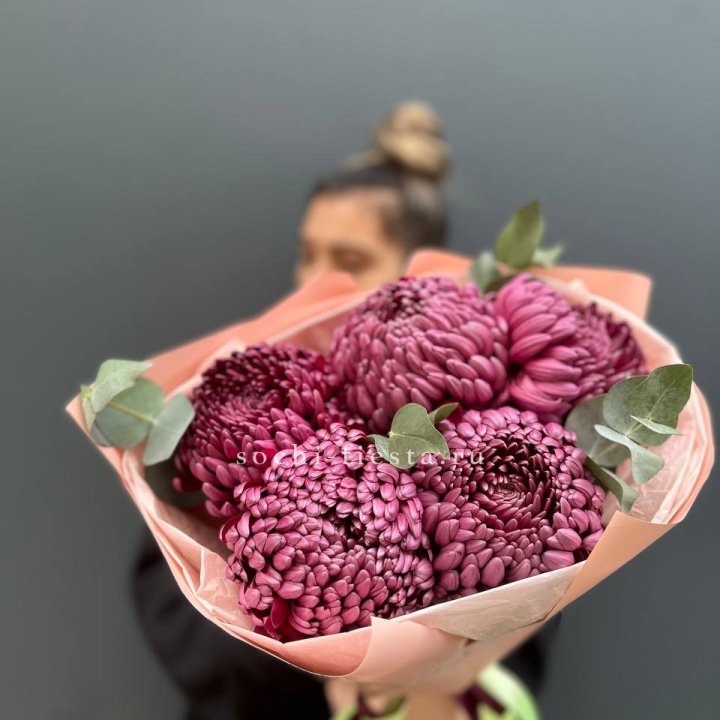 Хризантемы  Бигуди  в Санкт-Петербурге