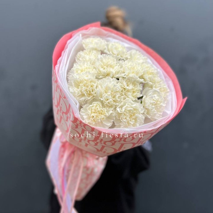 Белые диантусы №2 в Санкт-Петербурге