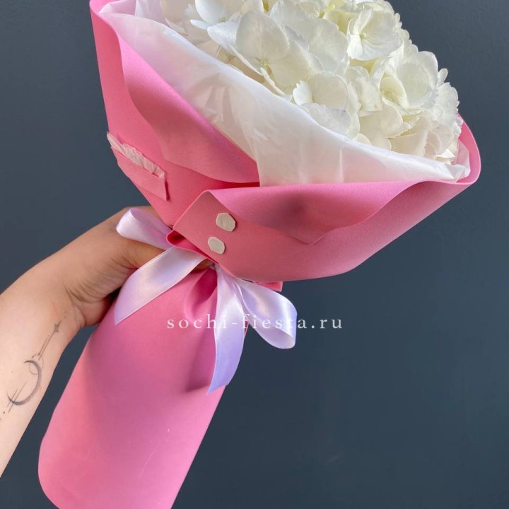 Гортензия в розовом пиджаке в Санкт-Петербурге