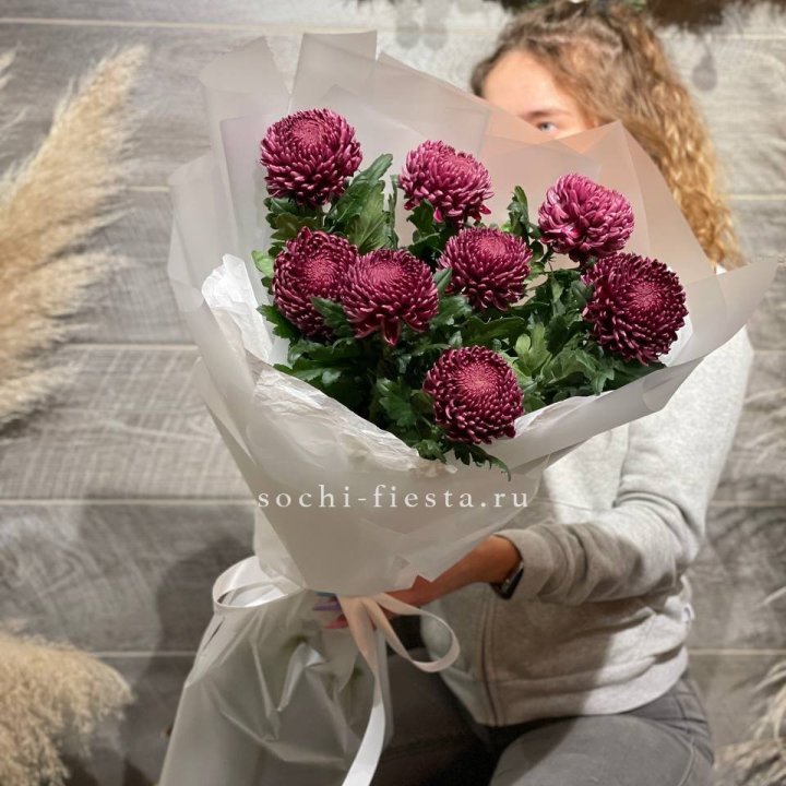 Хризантемы Бигуди в Санкт-Петербурге