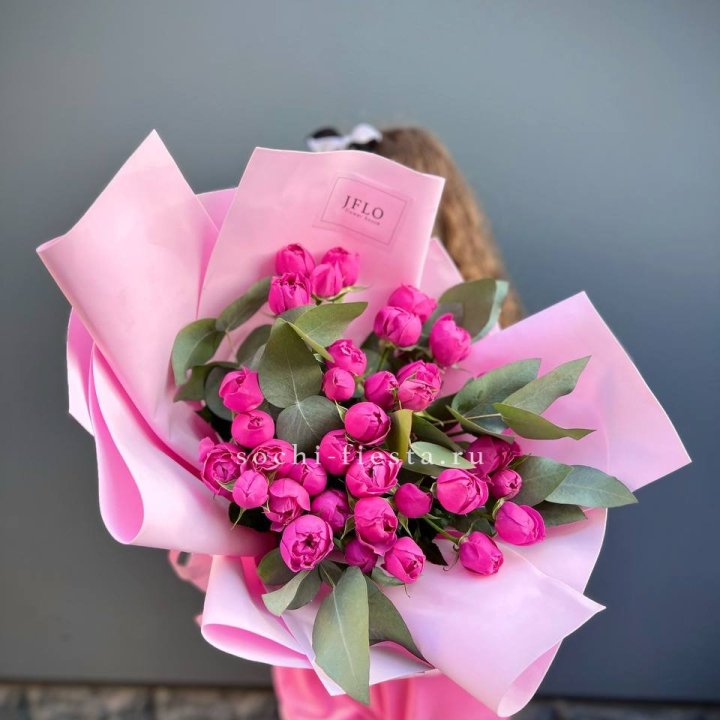 Пионовидные розы баблс в Санкт-Петербурге