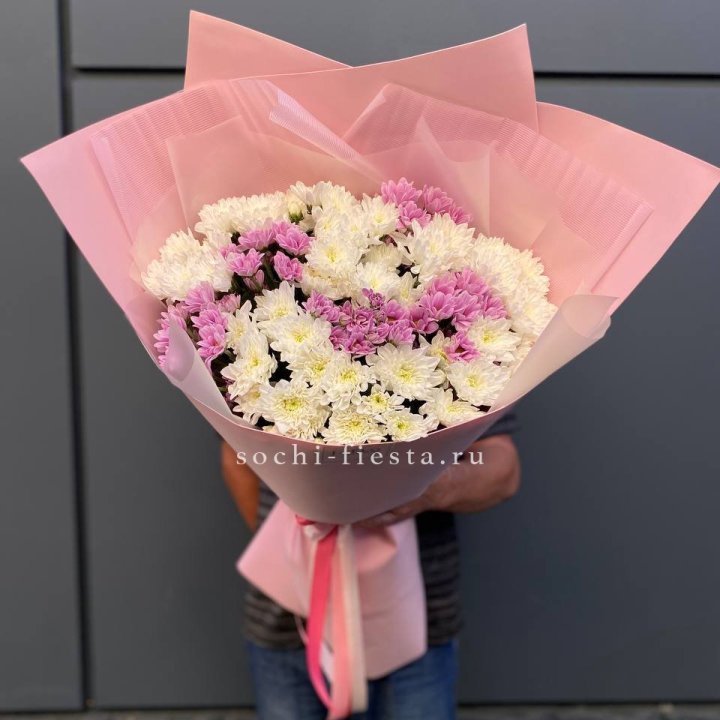  Букет хризантем- гигант  в Санкт-Петербурге