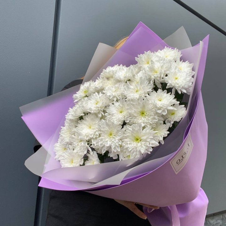  7 хризантем  в Санкт-Петербурге