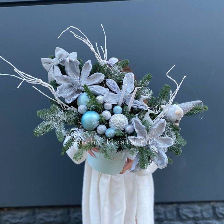 Композиция "Снежный цветок" в Санкт-Петербурге