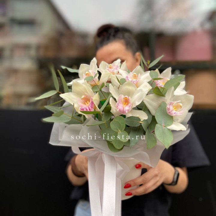 Бокс с орхидеями в Санкт-Петербурге