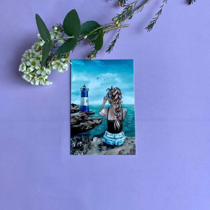 Открытка к букету "Океан" в Санкт-Петербурге