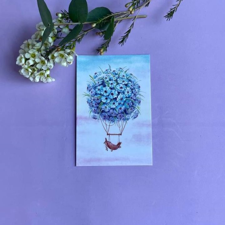 Открытка к букету "Флоростат" в Санкт-Петербурге