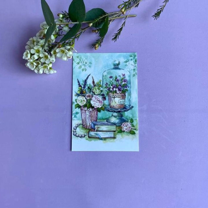 Открытка к букету "Книги" в Санкт-Петербурге