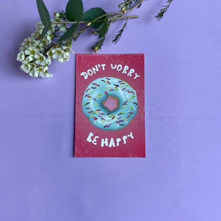 Открытка к букету "Не волнуйся..." в Санкт-Петербурге