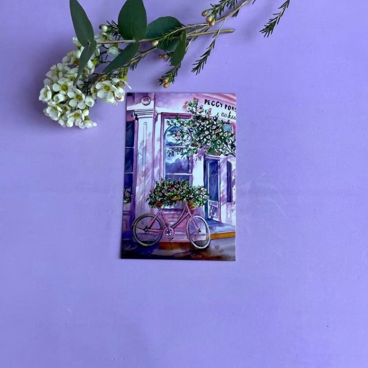 Открытка к букету "Розовый" в Санкт-Петербурге