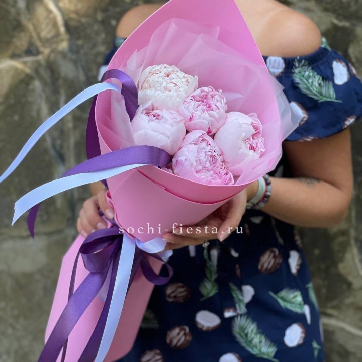 Букет пионов "НАЙ" в Санкт-Петербурге