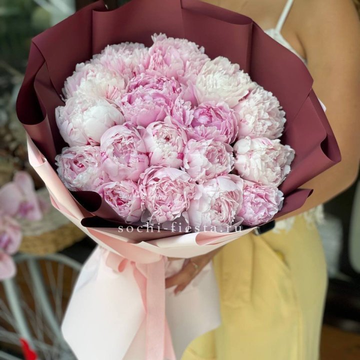 Букет с пионами №5 в Санкт-Петербурге
