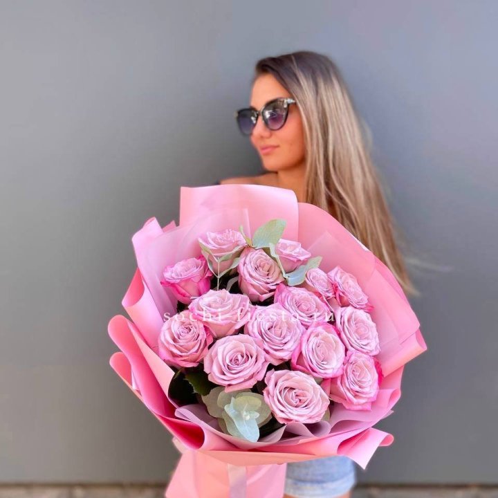 Букет розовых роз 2 в Санкт-Петербурге