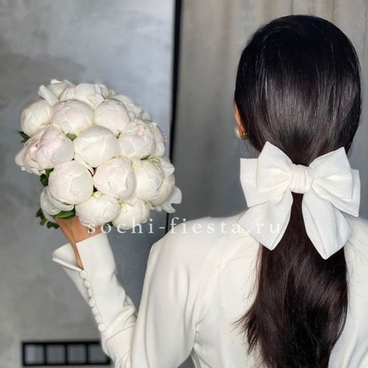 Свадебный букет пионов в Санкт-Петербурге