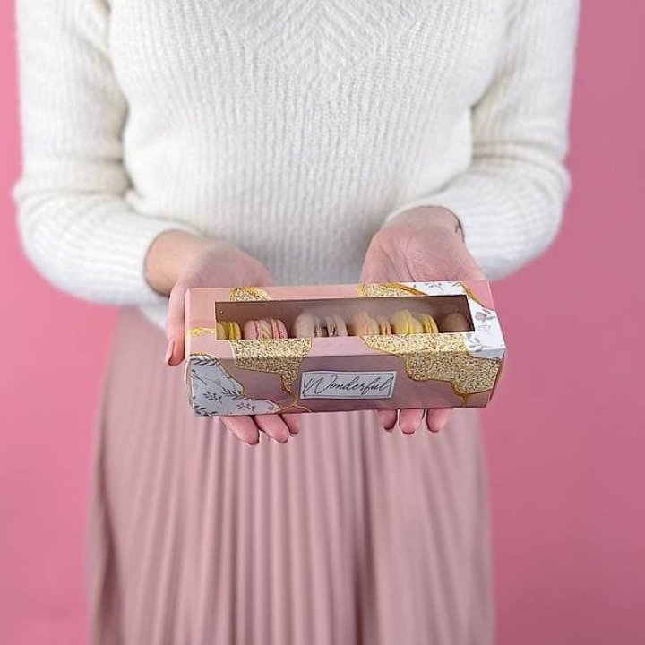 Коробка макаронс 5 шт. в Санкт-Петербурге