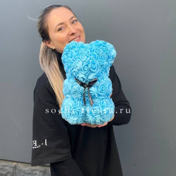 Игрушка медведь голубая в Санкт-Петербурге