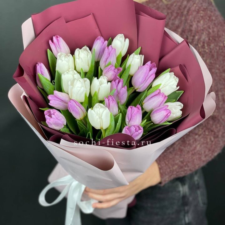 25 тюльпанов микс в Санкт-Петербурге