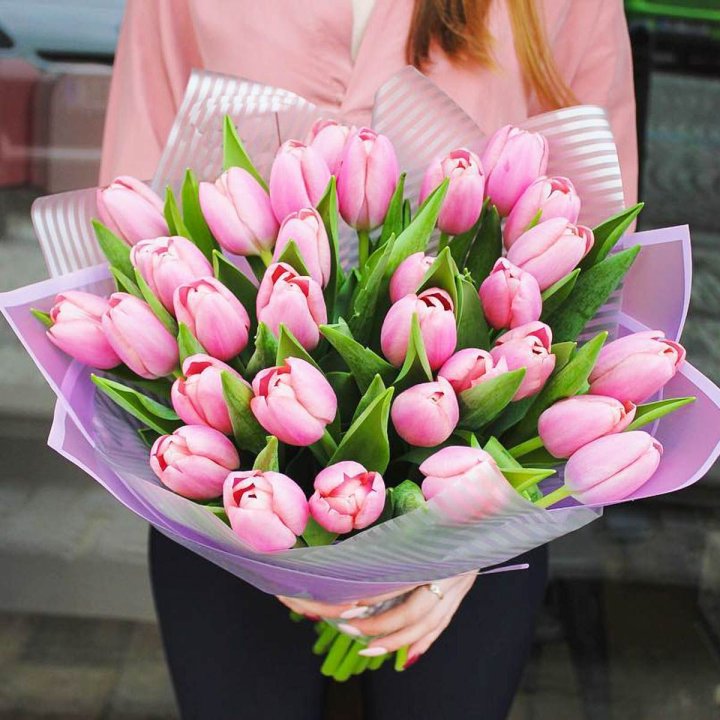 25 тюльпанов "Айс крем" в Санкт-Петербурге