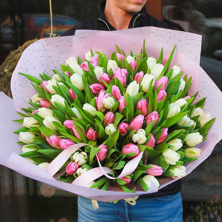 101 тюльпан микс в Санкт-Петербурге